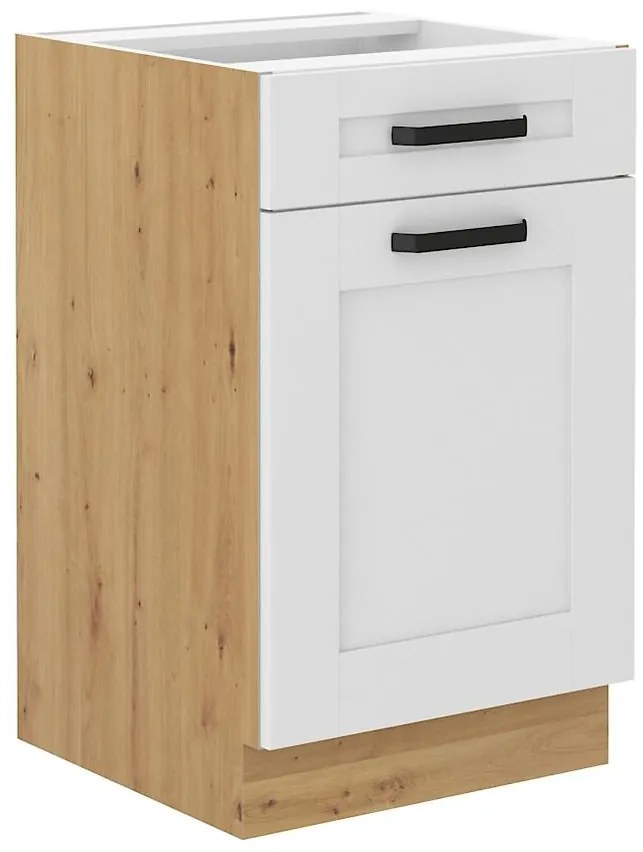 Kuchynská skrinka LUNA biely mat/artisan 50d 1f 1s bb