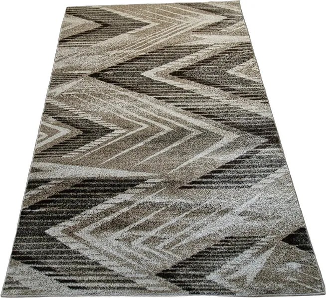 HU Béžovo-hnedý abstraktný koberec Rio 519-Beige-Cream Rozmer: 140x190 cm