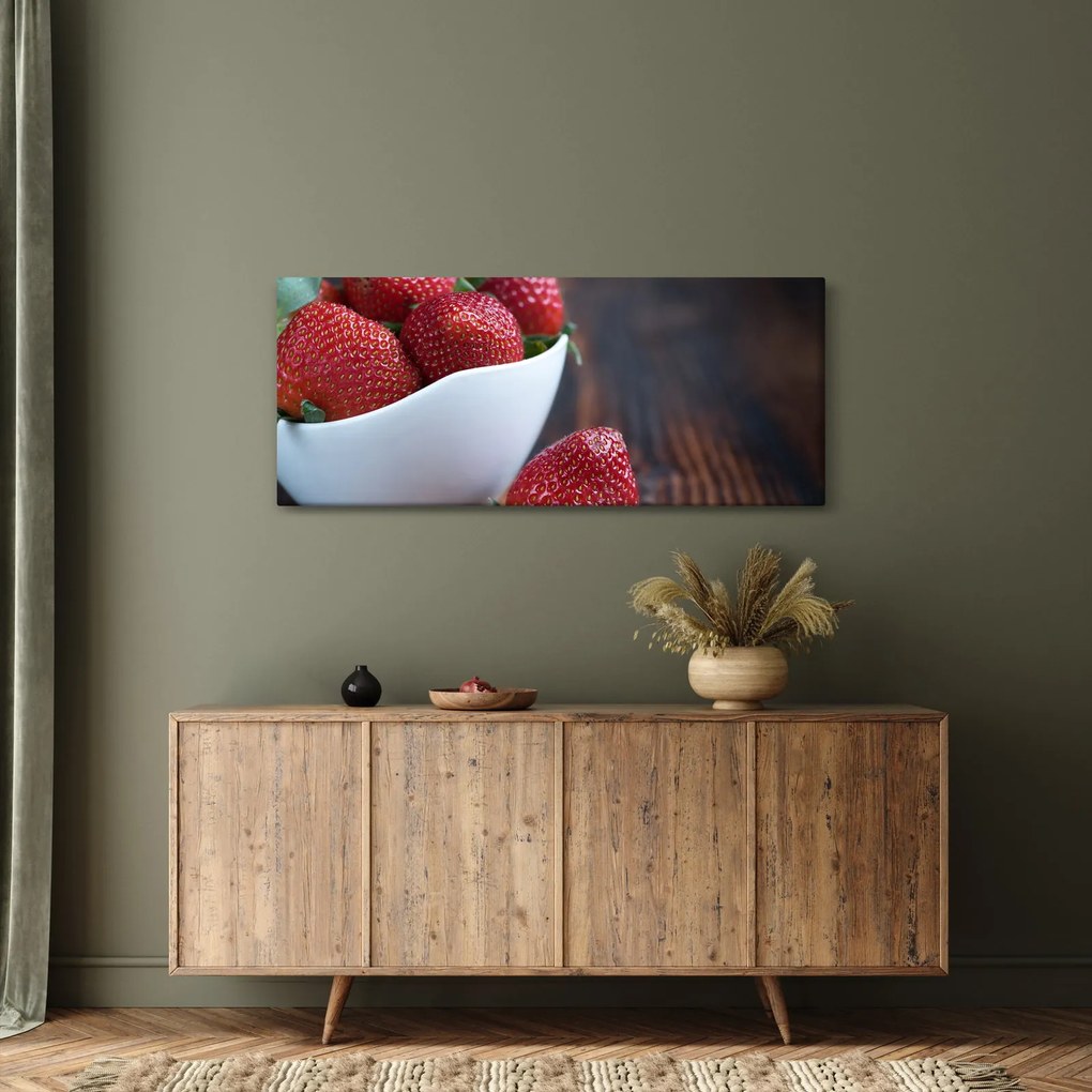 Obraz jahôd (120x50 cm)