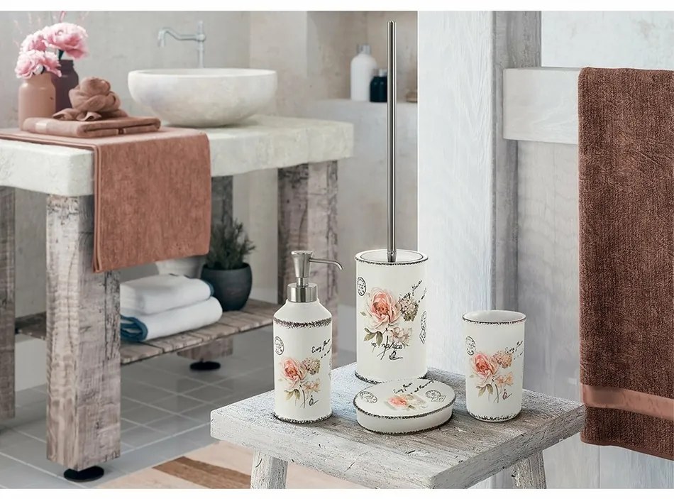 GEDY CI3302 Clothilde WC štetka na postavenie, keramika