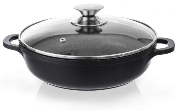 Kastról s nepriľnavým povrchom Pfluon Granit so sklenenou pokrievkou Orion Grande, ⌀ 24 cm