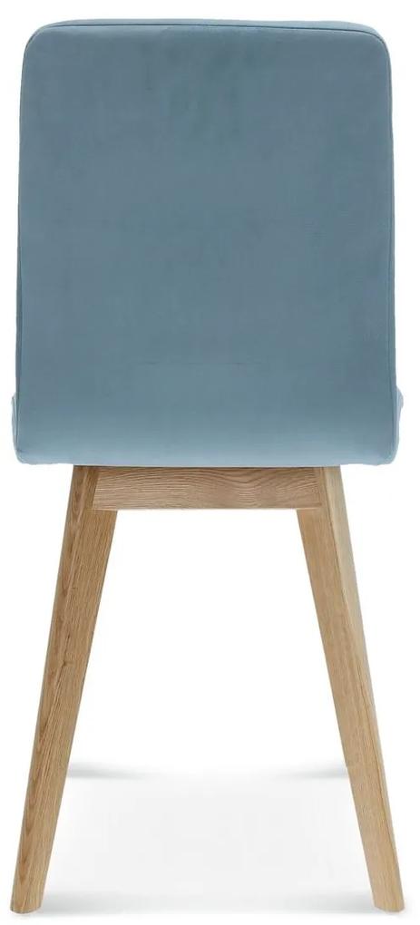 FAMEG Cleo - A-1604 - jedálenská stolička Farba dreva: dub štandard, Čalúnenie: koža L1