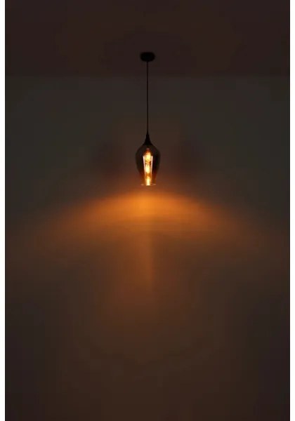 Globo 15552H3 - Luster na lanku LAVUS 1xE27/60W/230V pr. 18 cm čierna