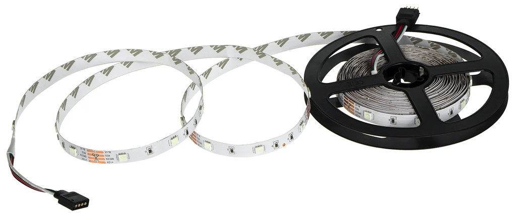 ECOLIGHT LED pásik - SMD 5050 - RGB - 5m - 30LED/m - 7,2 W/h - IP20 - s konektorom