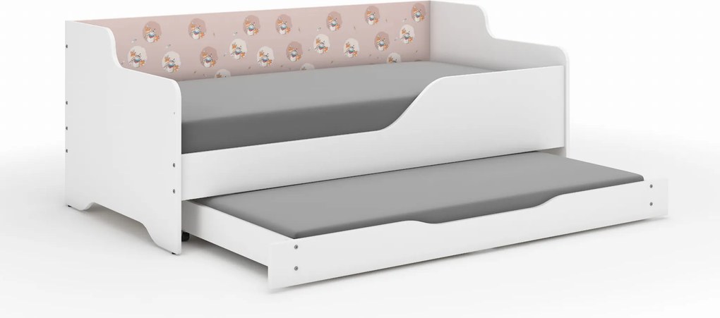 Wooden Toys Detská posteľ LILU 160x80 MISIU s funkciou spania (1)