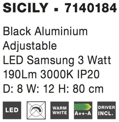 LED stropné svietidlo Sicily