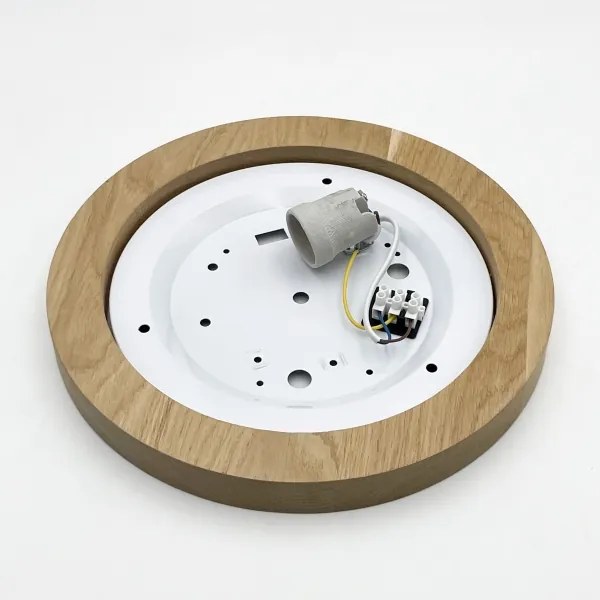 Brilagi - LED Stropné svietidlo BELLADONNA 1xE27/15W/230V pr. 30 cm krémová/dub