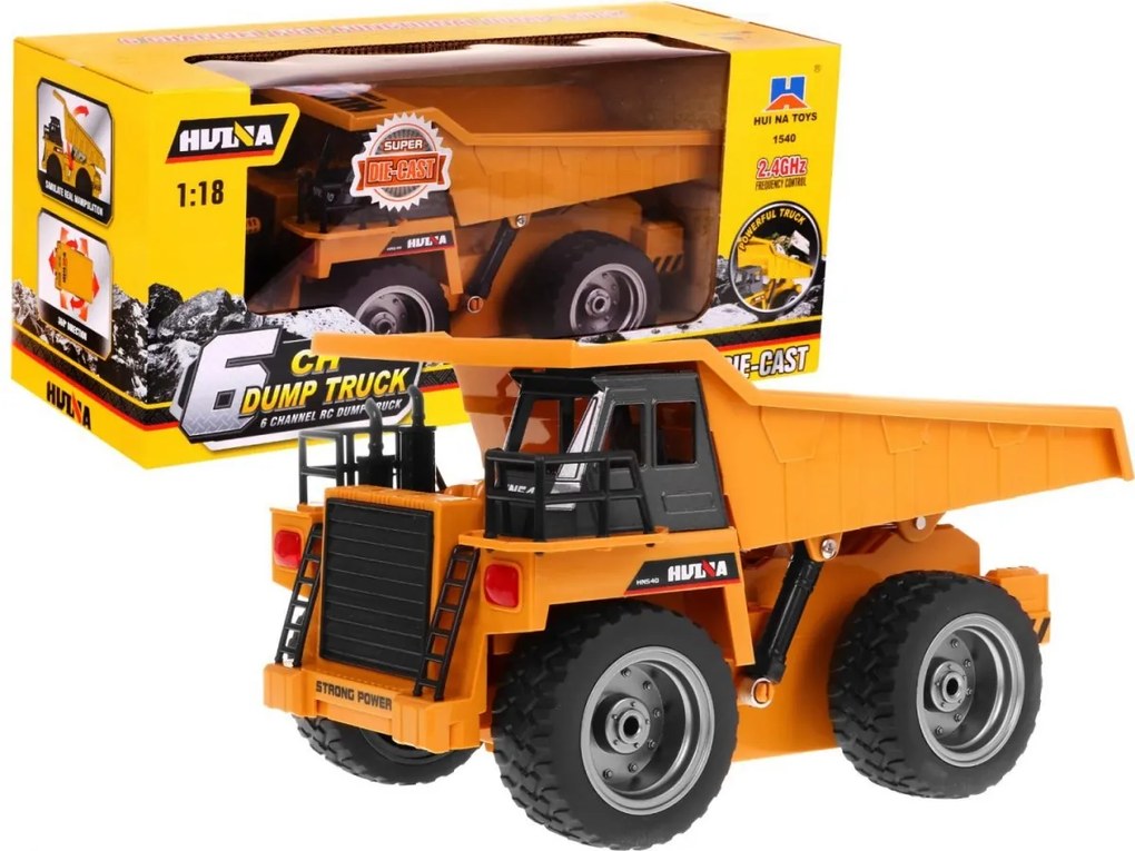 Huina (H-Toys) Nákladné vozidlo 1:18 RC - oranžové