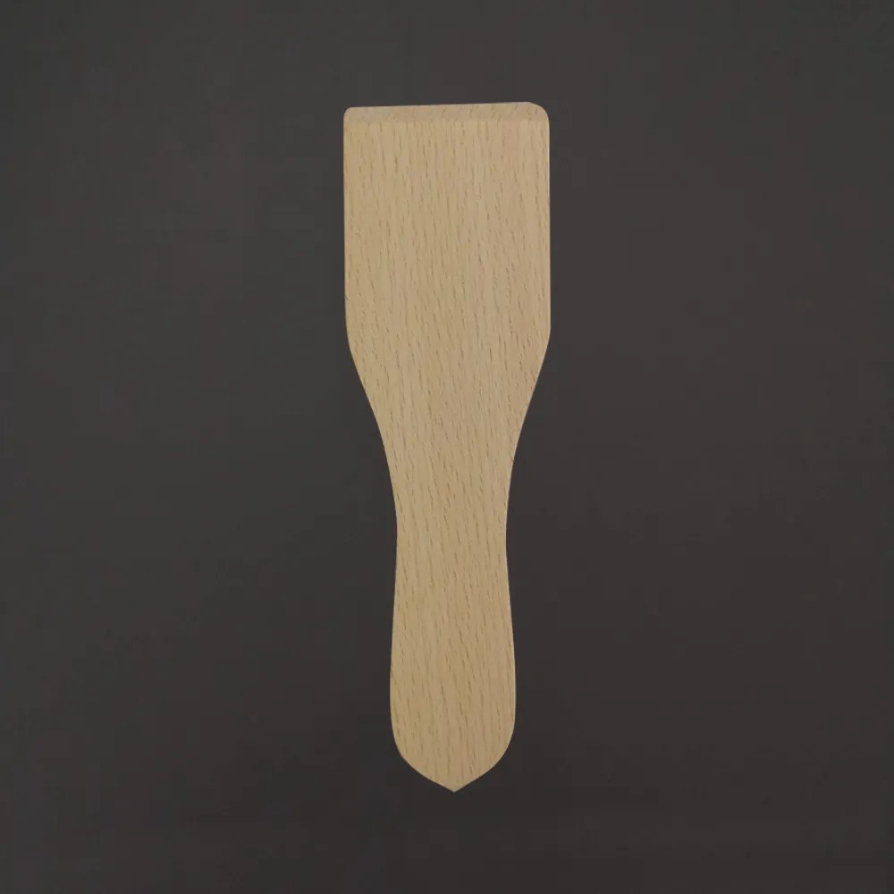 AMADEA Drevená lopatka, masívne drevo, dĺžka 13 cm