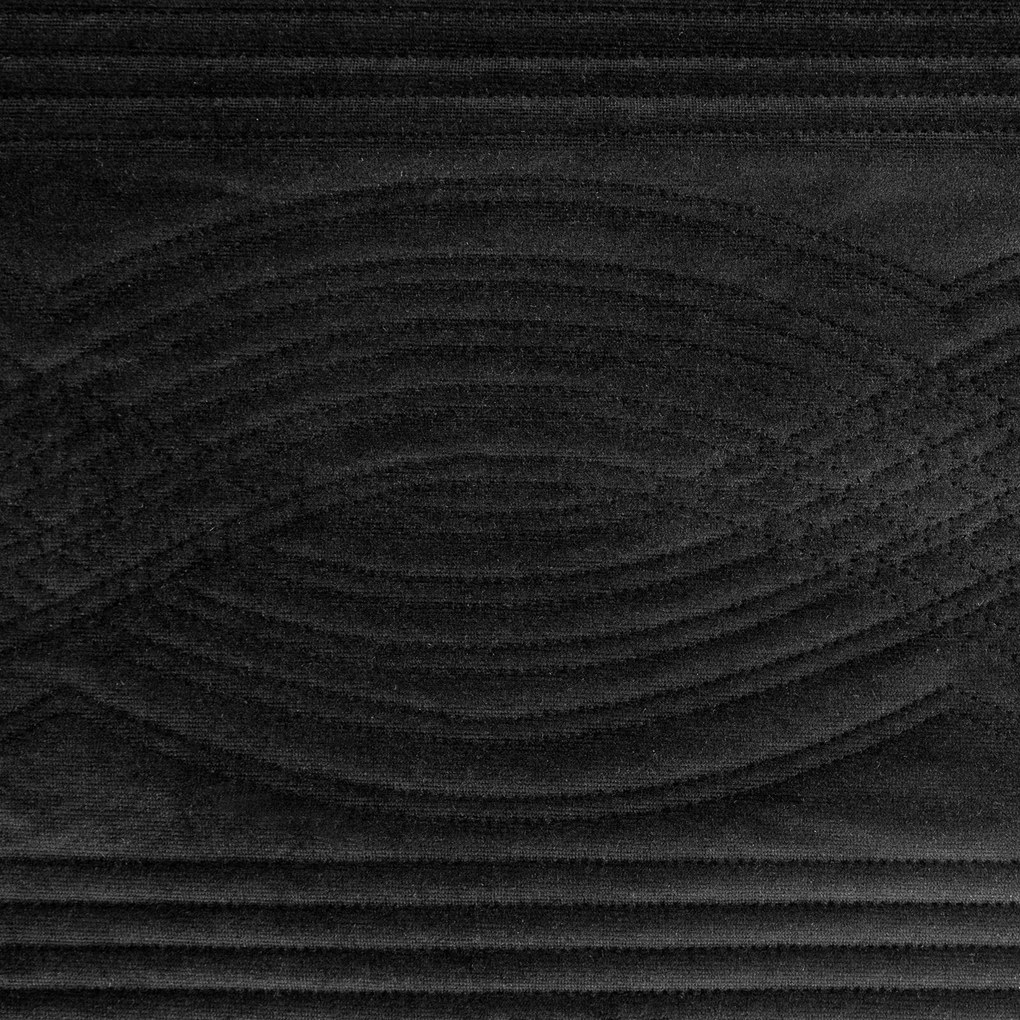 PREHOZ NA POSTEĽ VELVET2 220X240 CM ČIERNY