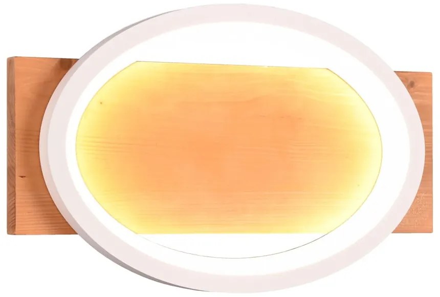 LED stmievateľné nástenné svietidlo v bielo-prírodnej farbe Barca – Trio