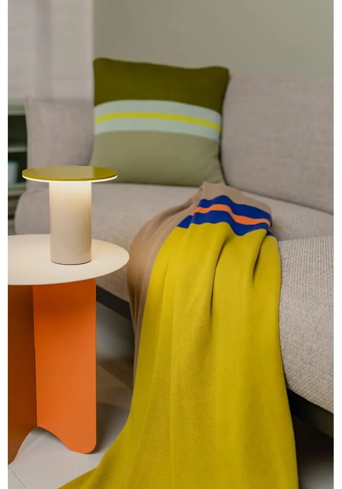 Zelená LED stmievateľná stolová lampa (výška 18 cm) Fungo – Remember