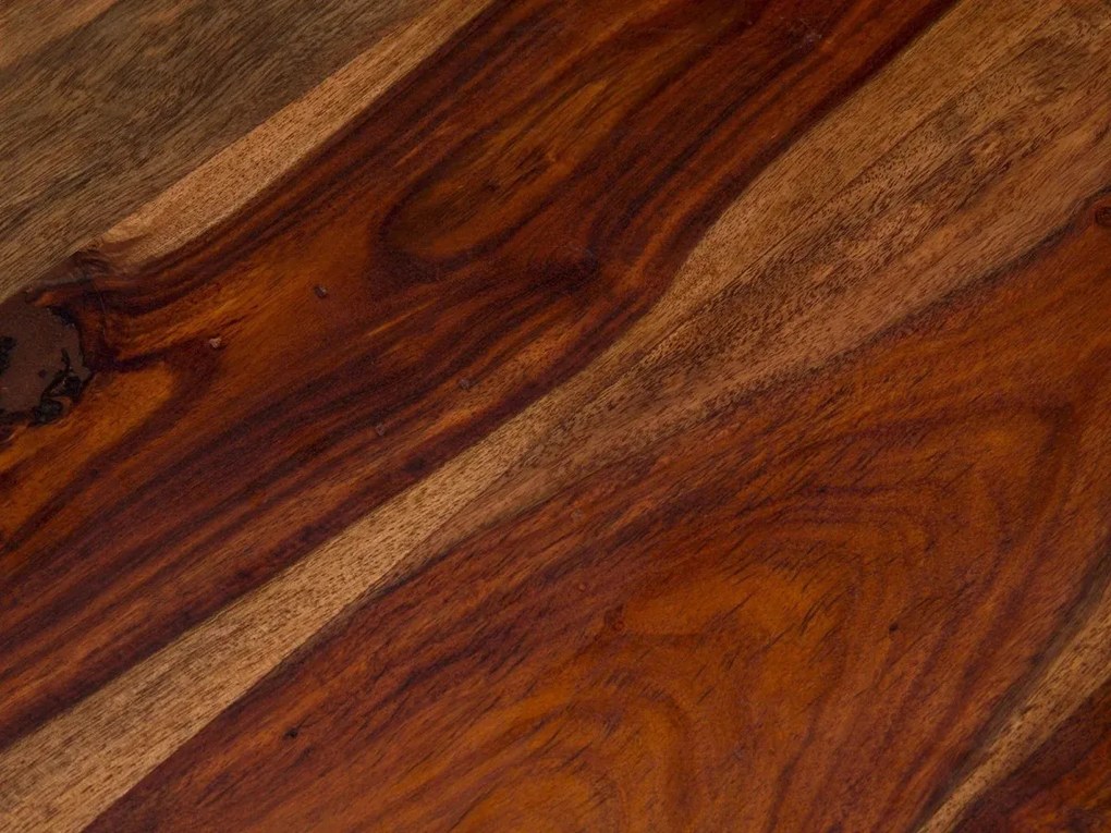 furniture-nabytek.cz - Masivní jídelní stůl Cubus z palisandru, lakovaný, hnědý – 180×100×75 cm