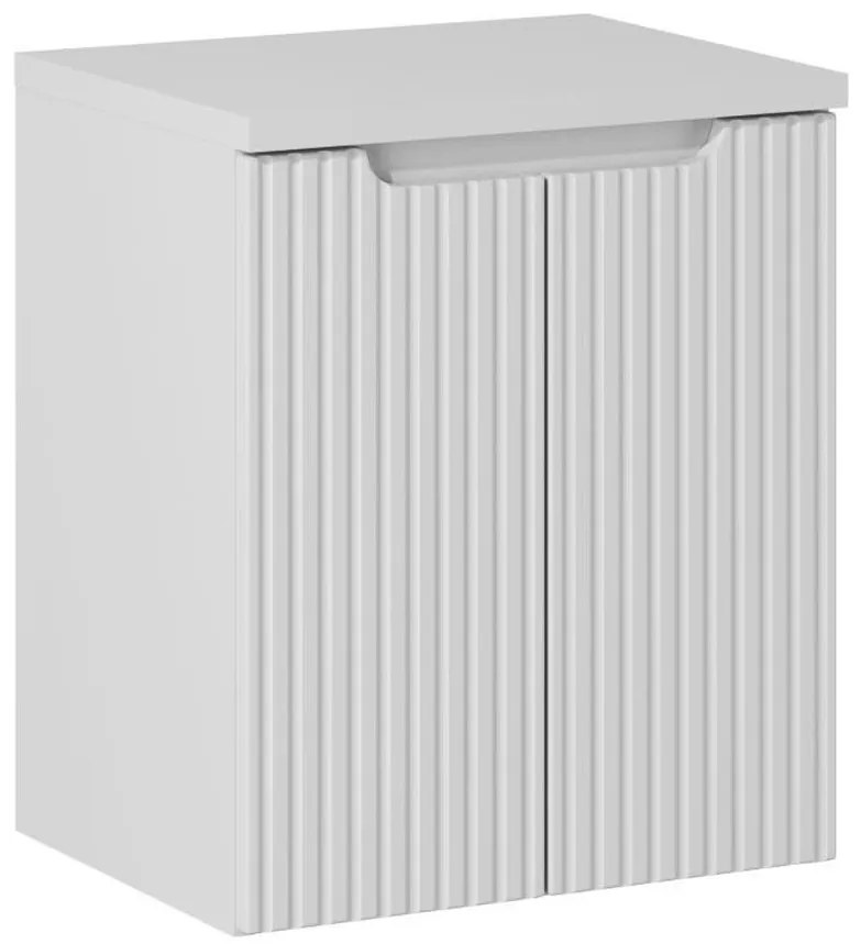 Závesná skrinka pod umývadlo Nova Biela II s doskou 50 cm biela