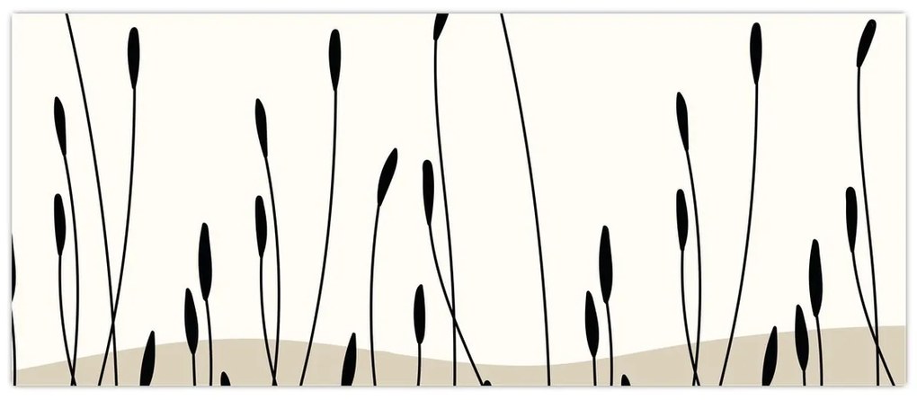 Obraz - Grafická lúka N⁰3 (120x50 cm)