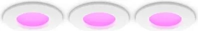 Philips - Sada 3x LED RGBW stmievateľných kúpeľňových podhľadových svietidiel Hue SLIM LED/8,3W/230V IP44