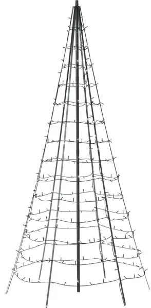 Twinkly TWP300SPP-BEU- LED RGBW Vonkajší vianočný stromček 300xLED 2m IP44 Wi-Fi