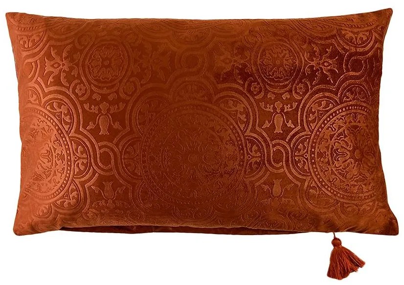 Obliečka Orient Velvet oranžový 30x50 Merkury Home
