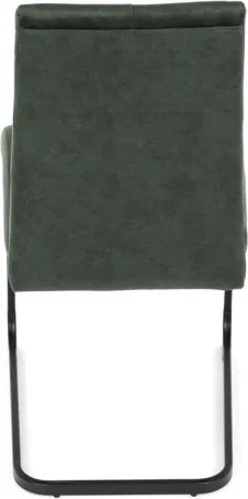 Jedálenská stolička zamatová, zelená DCL-D1275 GRN4