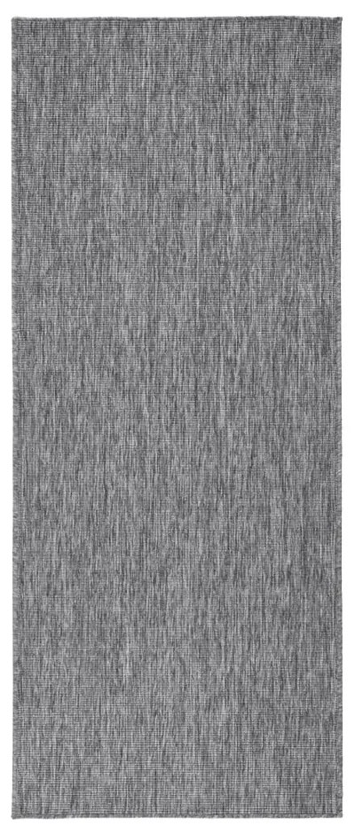 Sivý vonkajší koberec NORTHRUGS Miami, 80 x 250 cm