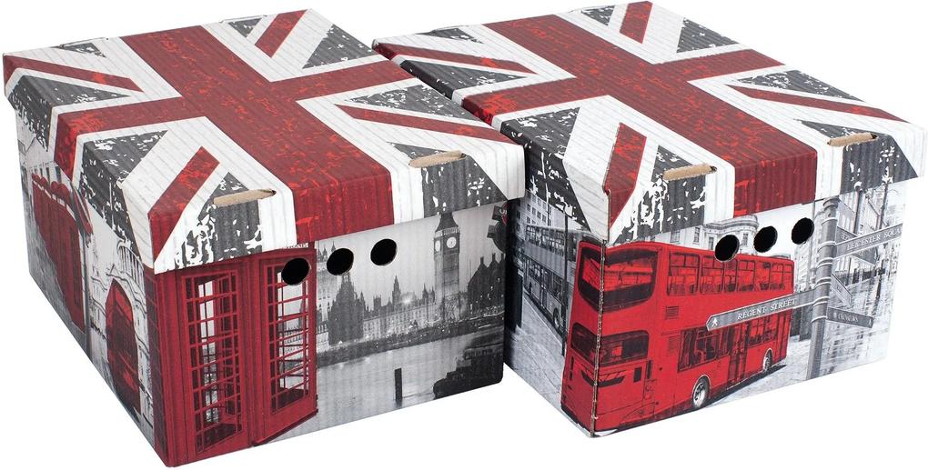 Úložná krabica LONDÝN A4