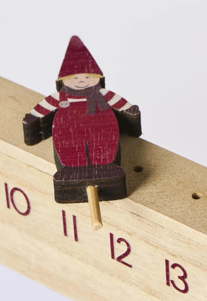 Ib Laursen Adventný kalendár Santa's Helper 50 cm