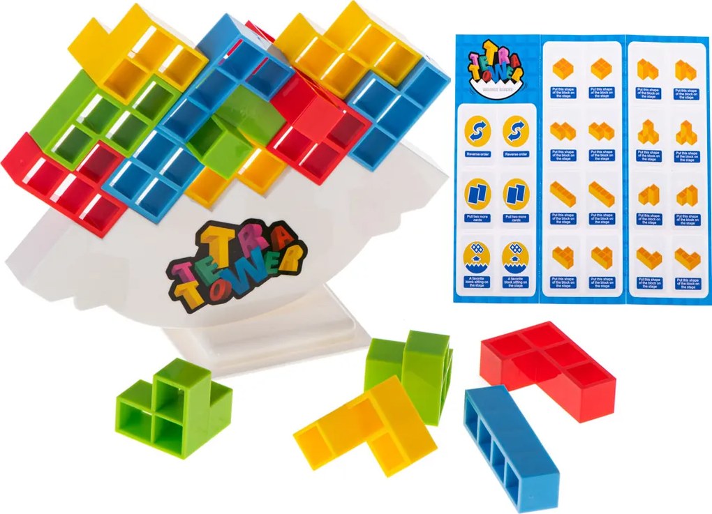 KIK Tetris balančná hra s blokmi, logická skladačka pre deti
