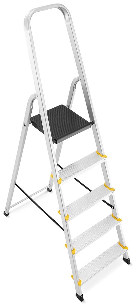 Hliníkový rebrík PRO EN-131, 5-stupňový, 150kg | HIGHER