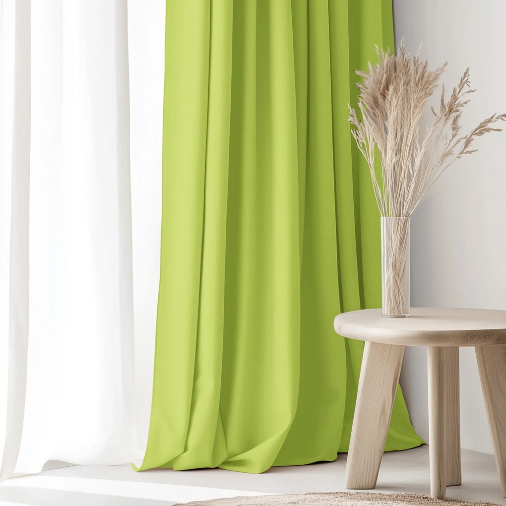 Goldea veľkonočný dekoračný záves - zelený 160x150 cm