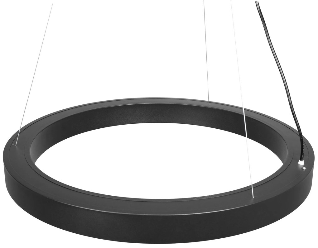 Toolight Toolight, LED stropné svietidlo 60cm, 27W, APP1282-1CP, čierna, OSW-00940