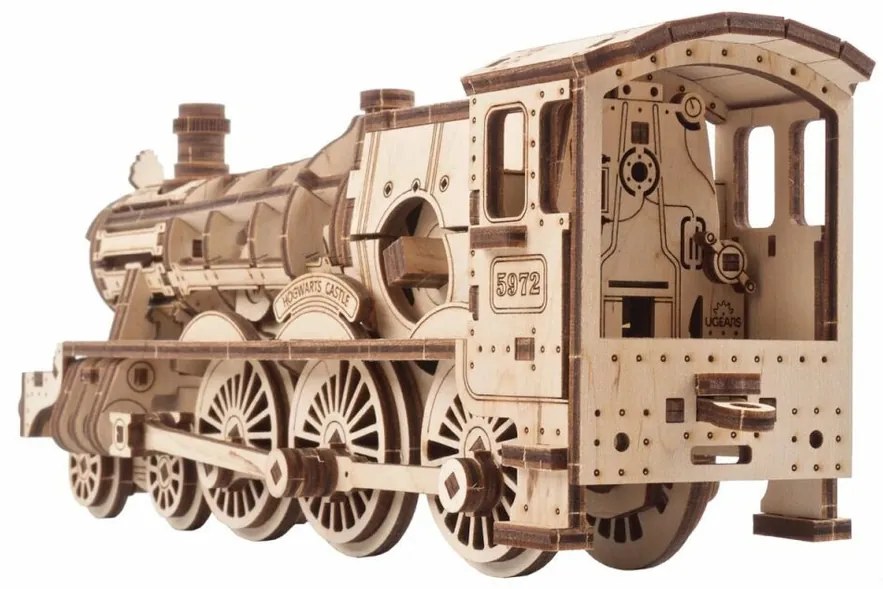 Ugears 3D drevené mechanické puzzle Harry Potter Rokfortský expres