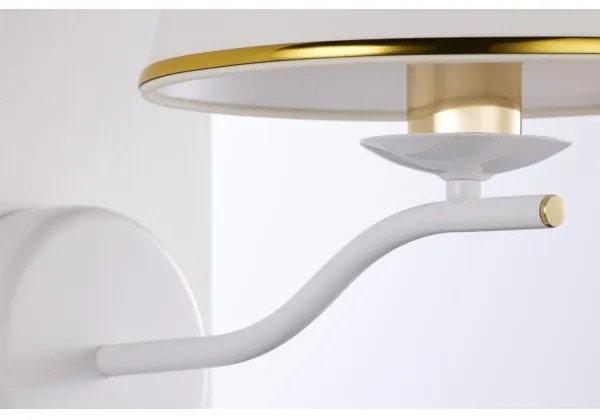 Jupiter 2086 - Nástenné svietidlo SAMBA 1xE27/15W/230V biela/zlatá