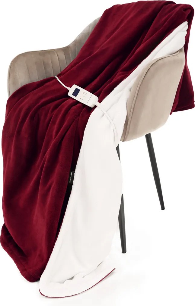Elektrická vyhrievacia deka MEDISA, vínová