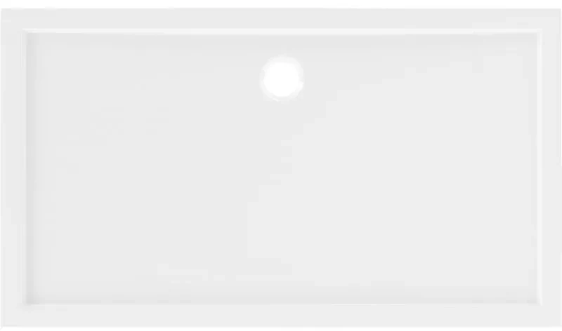 Mexen, Mexen Flow obdĺžniková sprchová vanička slim 70 x 160 cm, biely lesk - 46R107016