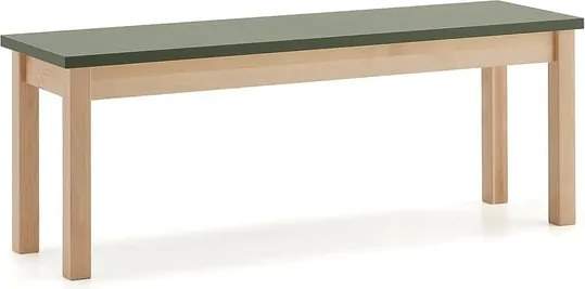 Lavica ZET, 1200x440 mm, tmavozelená