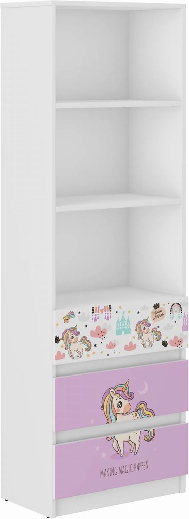 Wooden Toys Detská knižnica B-3 Ružový jednorožec