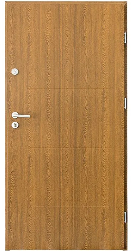 Dvere vchodové Vigo 80P Zlatý Dub