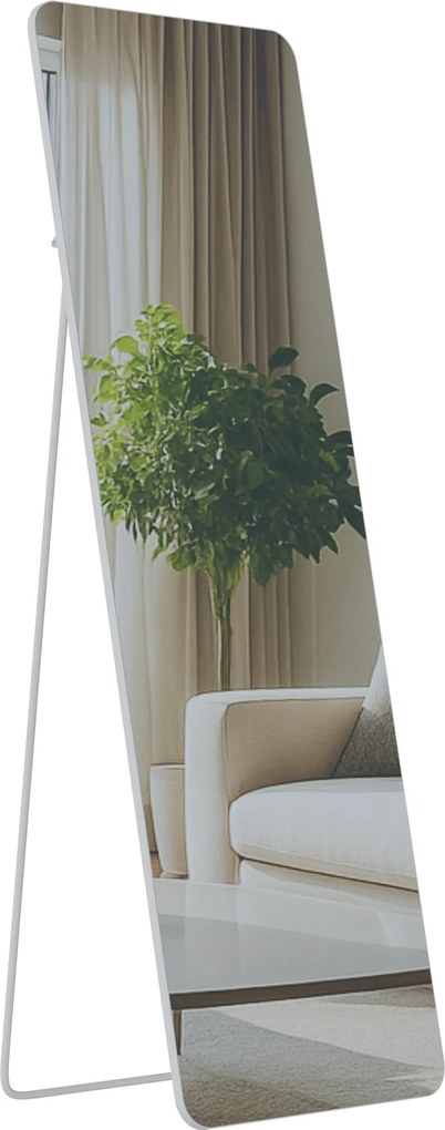 Zrkadlo Gurnee 150x50 cm - biele matné