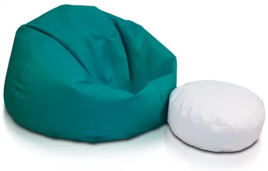 INTERMEDIC SK - Sedací vak Viper 95x110 cm | multifunkčný komfortný vak na sedenie aj ležanie Farba: NC07 - Tyrkysová (Polyester)