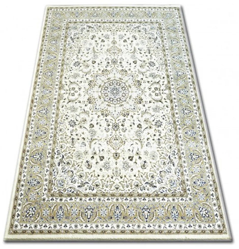 Luxusný kusový koberec akryl Fabian krémový, Velikosti 100x200cm