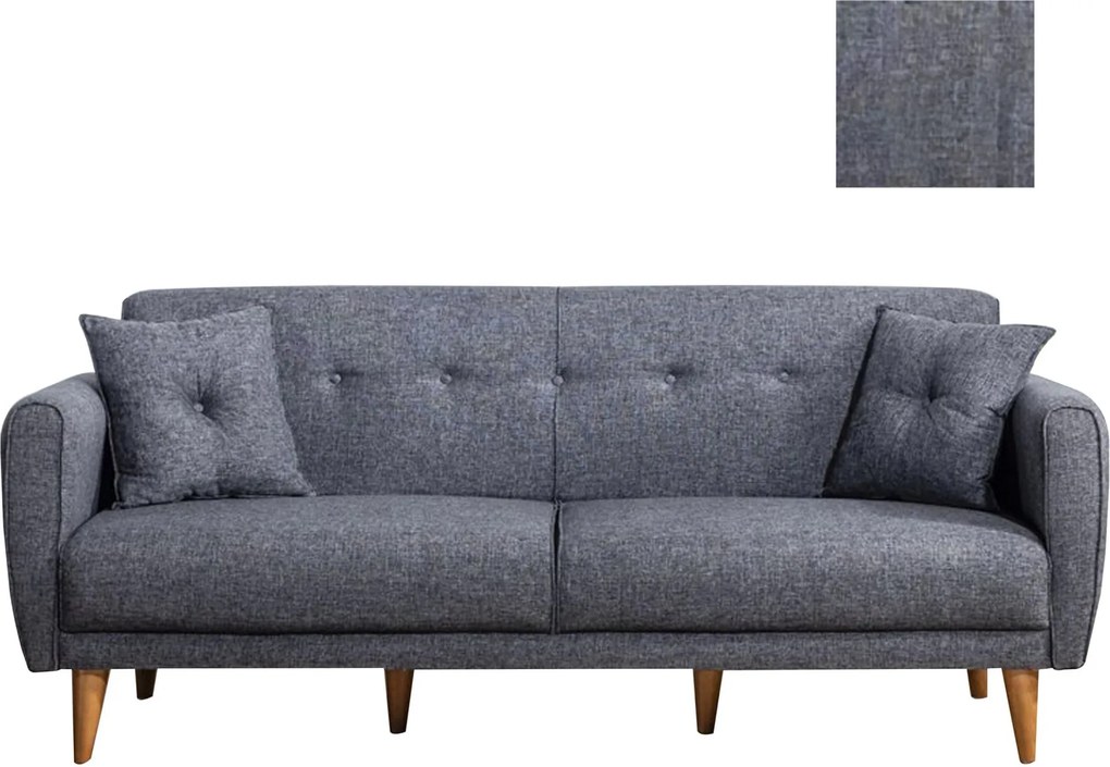 Sconto Pohovka ARIA tmavosivá