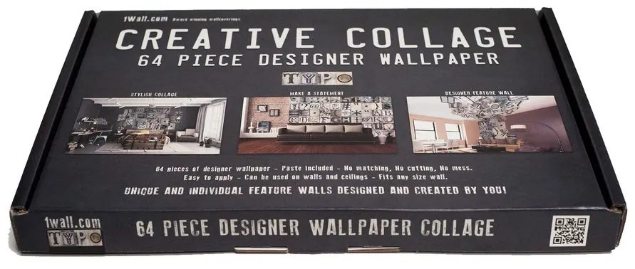 1Wall Kreatívna koláž na stenu 64 dielov 37,5 x 27,5cm Marion McConaghie
