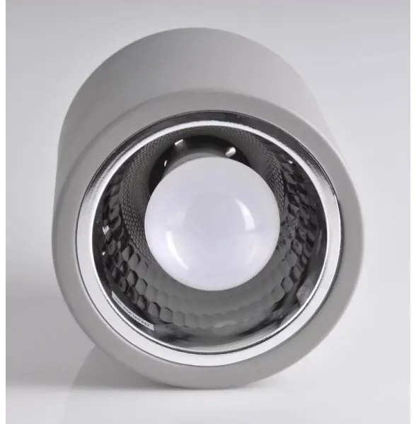 Bodové svietidlo JUPITER 1xE27/20W/230V pr. 13 cm šedá