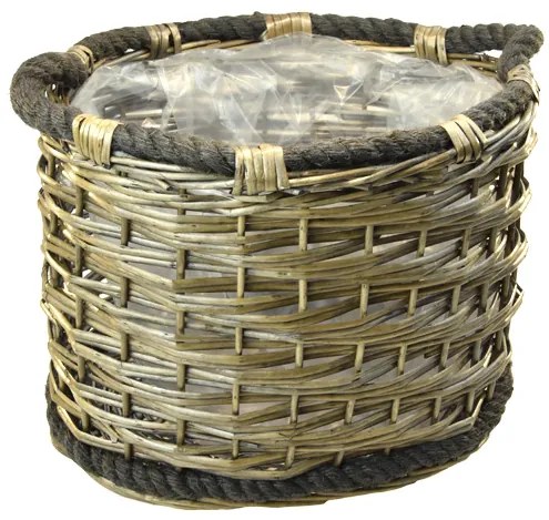 Obal na kvety s lykovým lanom Rozmery (cm): 45x34, dno uvnitř 39x31