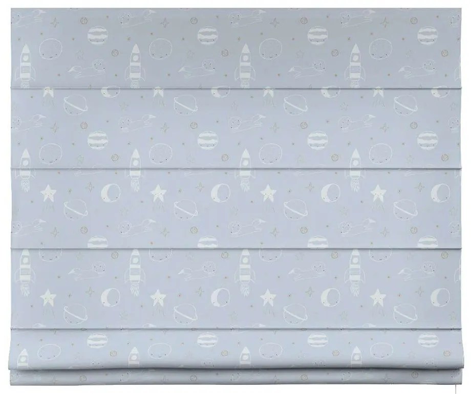 Modrosivá detská roleta 170x130 cm Magic - Yellow Tipi