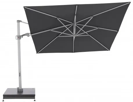 Knirps KNIRPS 320 x 320 cm - luxusný výkyvný záhradný slnečník s bočnou tyčou : Farba slnečníka - Tmavě šedá