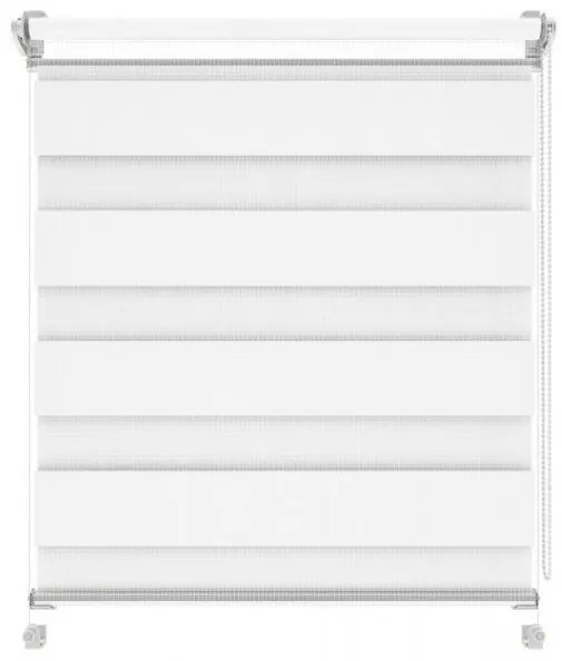 Gario Roleta Deň a noc Mini Standard Biela Šírka: 72 cm, Výška: 220 cm
