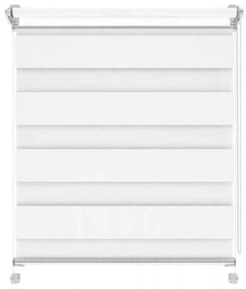Gario Roleta Deň a noc Mini Standard Biela Šírka: 82 cm, Výška: 150 cm