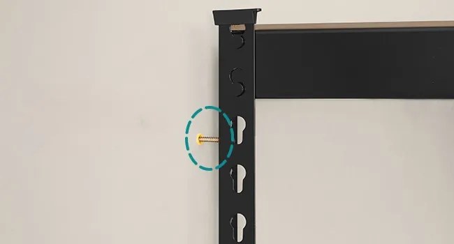 Dílenský regál Matys 75 cm hnědý/černý