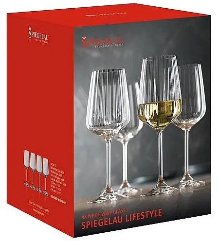 Spiegelau Lifestyle poháre na víno 440 ml, 4 ks